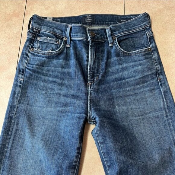 Citizens Of Humanity Rocket High Rise Dark Wash Skinny Denim Jeans - Picture 4 of 14